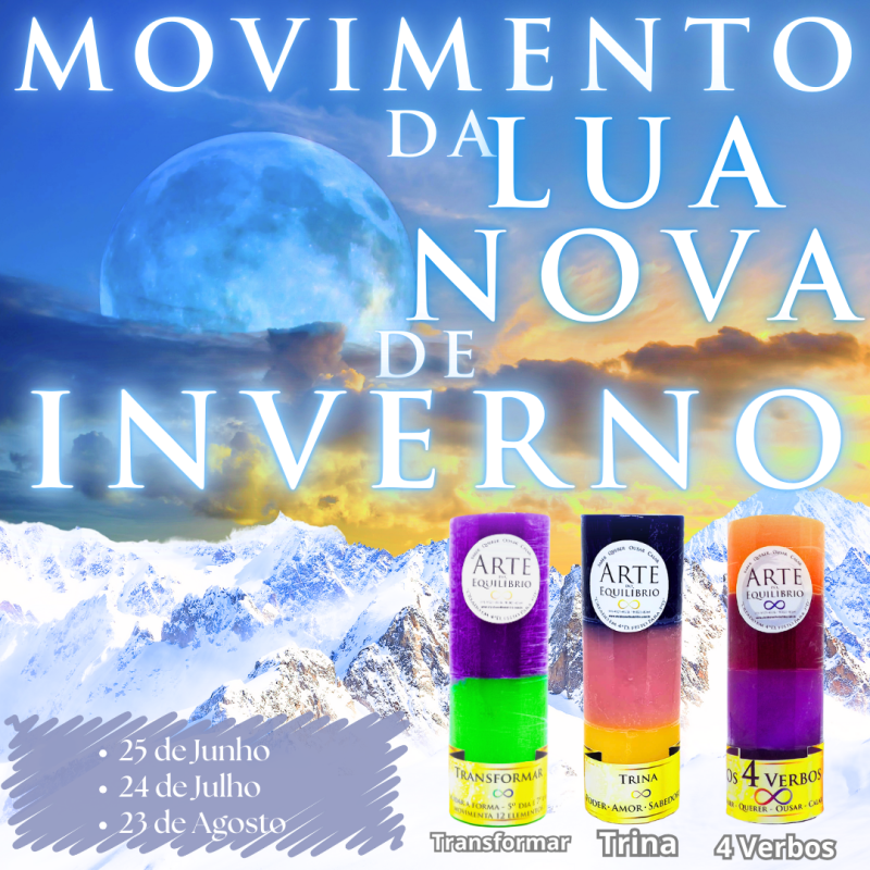 Velas Movimento Lua Nova de Inverno