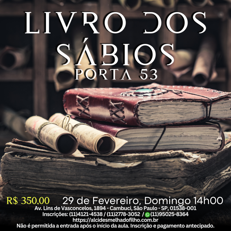 Livro dos Sábio: Porta 53 (Junho)