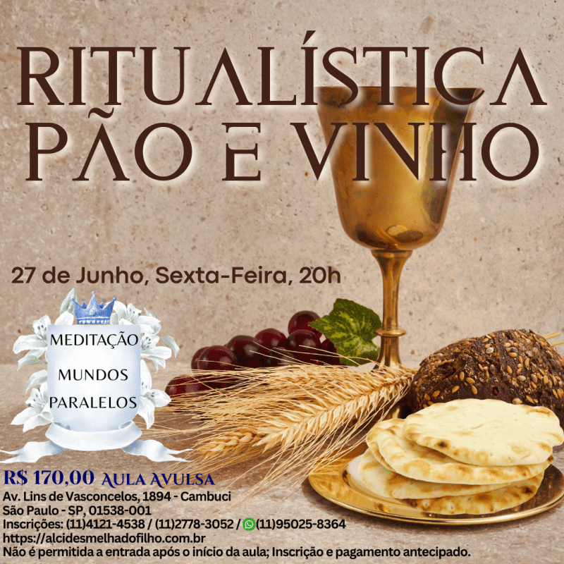 Ritualística Pão e Vinho (Junho)