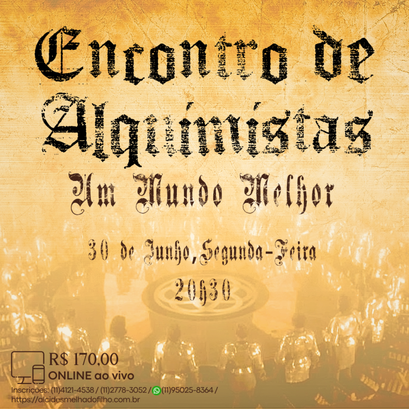Curso Online e ao Vivo: Encontro de Alquimistas (Junho)