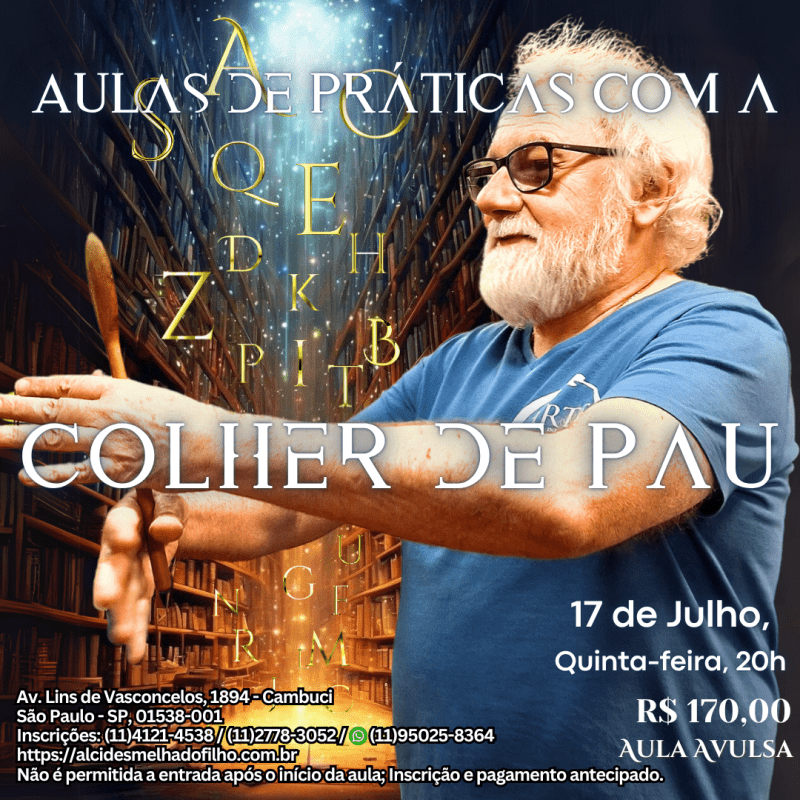 Aulas de Práticas com a Colher de Pau (Julho)