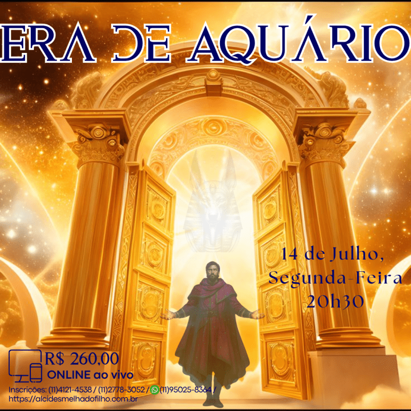Curso Online e ao Vivo: Era de Aquário (Julho)