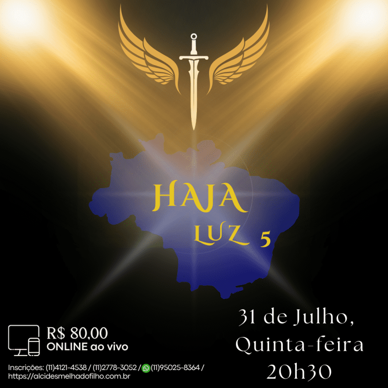 Curso Online e ao Vivo: Haja Luz 5 (Julho)