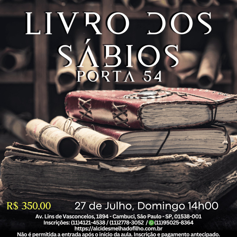 Livro dos Sábios: Porta 54 (Julho)