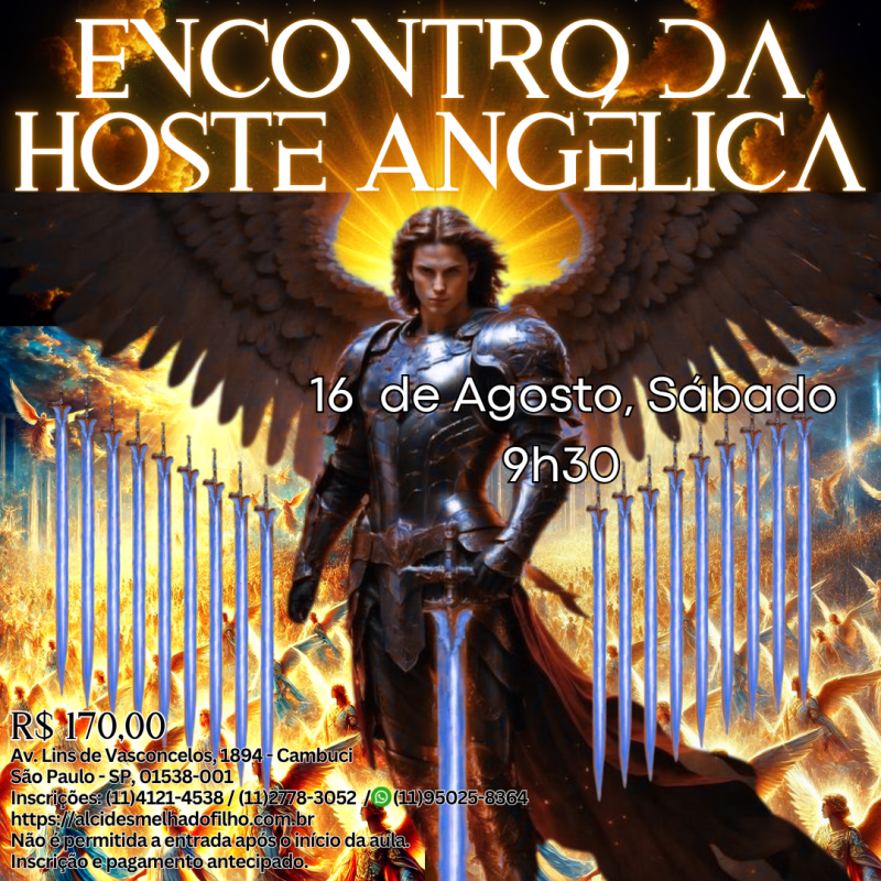 Encontro da Hoste Angélica (Agosto)